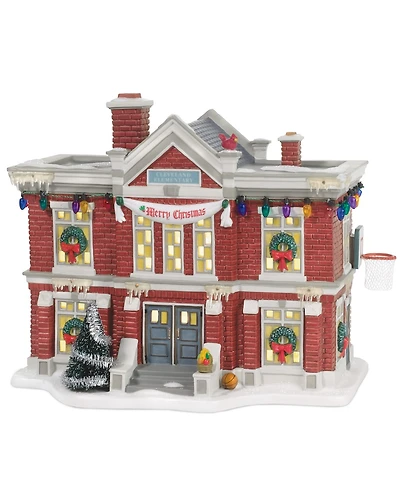 Department 56 A Christmas Story Village Cleveland Elementary School Collectible Figurine