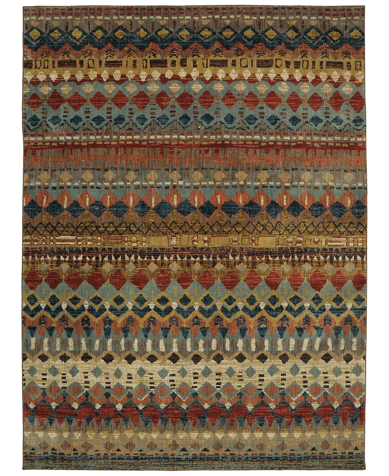 Closeout! Karastan Spice Market Saigon Multi 5'3" x 7'10" Area Rug