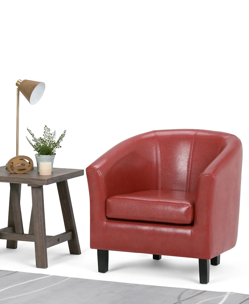 Westbrook Faux Leather Tub Chair