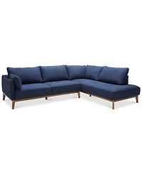 Jollene 113" 2-Pc. Fabric Sectional, Created for Macy's