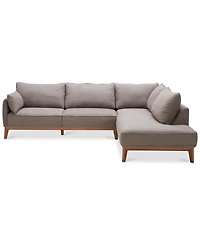 Jollene 113" 2-Pc. Fabric Sectional, Created for Macy's