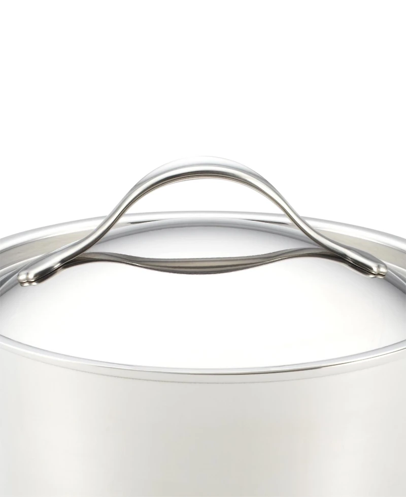 Anolon Nouvelle Copper Stainless Steel 2.5-Quart Covered Saucier, Macy's Exclusive