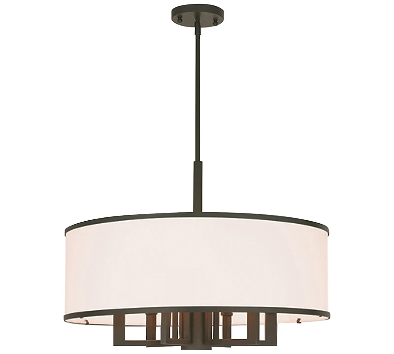 Livex Park Ridge Metal 24'' Chandelier