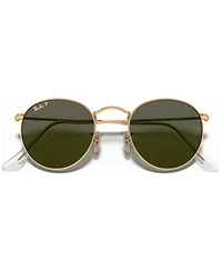 Ray-Ban Polarized Sunglasses , RB3447 Round Metal