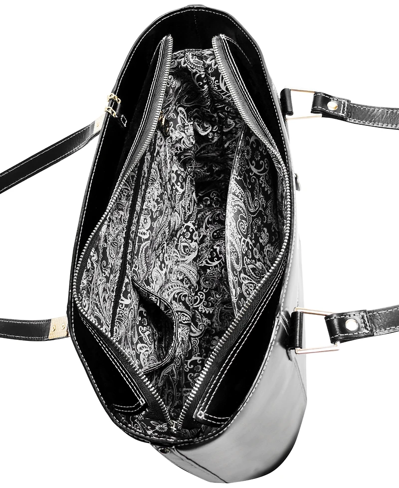 McKlein Cristina Leather Tote