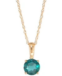 Birthstone Pendant 14k Gold or White