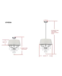 Safavieh Waltz Chrome-Tone Pendant