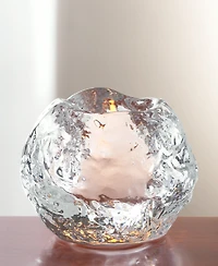 Kosta Boda Snowball Votive Holder, Medium