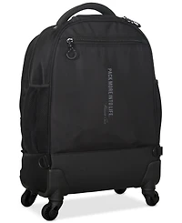 Dual Compartment 4-Wheel 17" Laptop Backpack