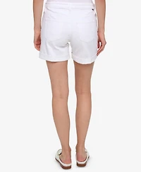 Tommy Hilfiger Women's Th Flex Cuffed Denim Shorts