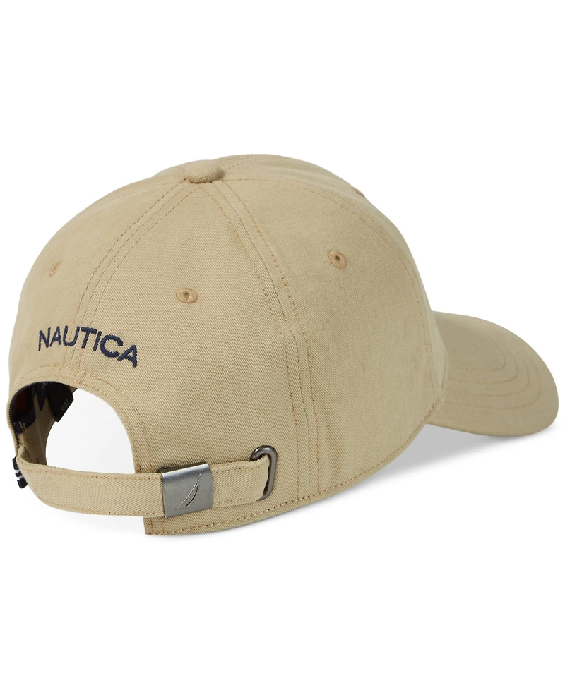Nautica Men's Classic Logo Adjustable Cotton Baseball Cap Hat