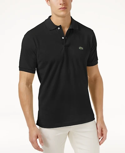 Lacoste Men's Slim Fit Short Sleeve Ribbed Polo Shirt