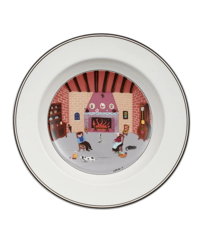 Villeroy & Boch Design Naif Rim Soup Bowl, Plowing