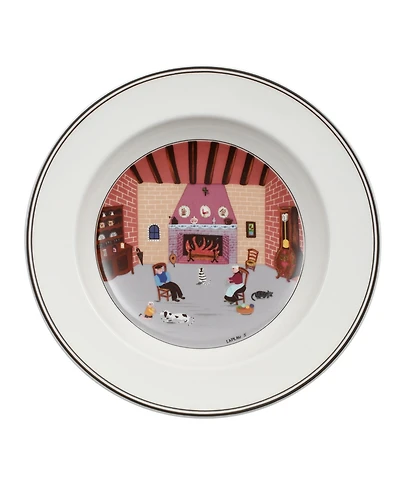 Villeroy & Boch Design Naif Rim Soup Bowl, Plowing