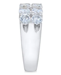 Diamond Double Row Band (1-1/2 ct. t.w.) in 14k White Gold