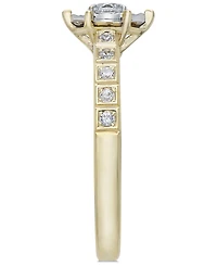 Diamond Miracle-Plate Marquise Shape Engagement Ring (3/8 ct. t.w.) in 14k Gold