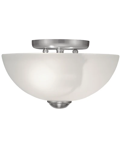 Livex Somerset 11" Semi Flush Light