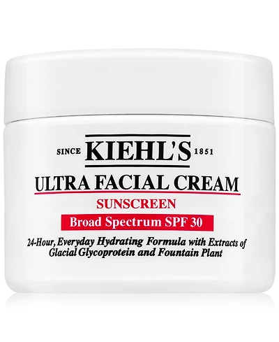 Kiehl's Since 1851 Ultra Facial Cream Sunscreen Spf 30, 4.2-oz.