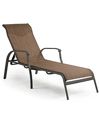 Oasis Aluminum Outdoor Chaise Lounge, Created for Macy's