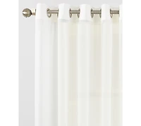 Sheer Voile Grommet Sliding Patio Door Curtain Panel