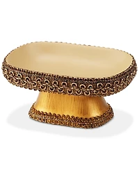Avanti Braided Medallion Colorblocked Soap Dish