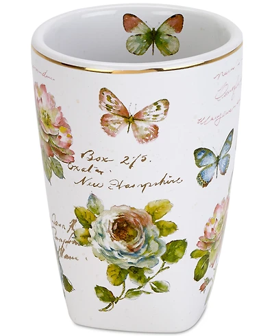 Avanti Butterfly Garden Ceramic Tumbler