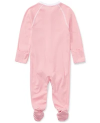 Polo Ralph Lauren Baby Girls Striped Cotton Coverall