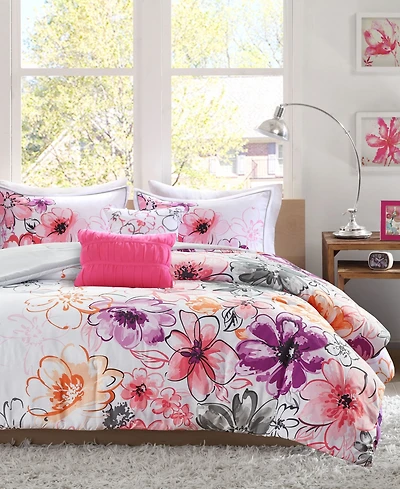 Intelligent Design Olivia Reversible 4-Pc. Comforter Set, Twin/Twin Xl