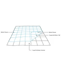 Madison Park Benton Double Layer Down Alternative Comforters