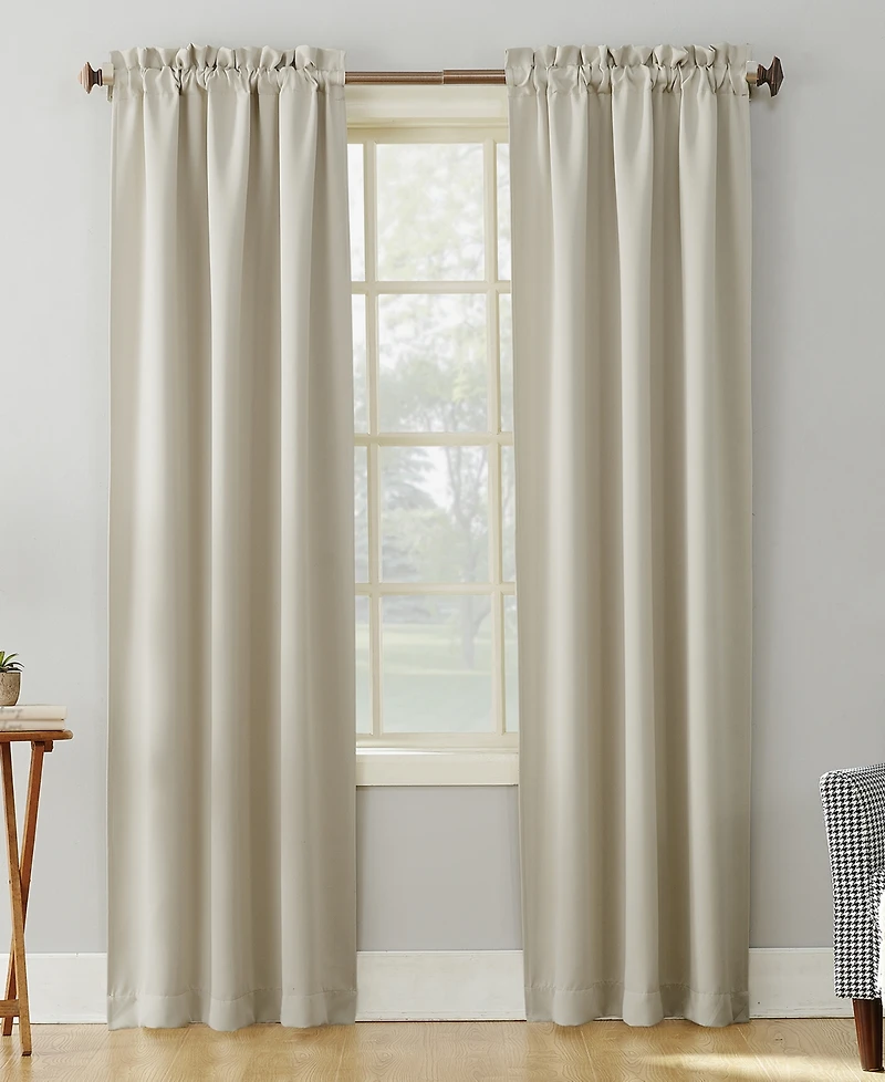 Preston Energy Saving Blackout Rod Pocket Curtain Panel