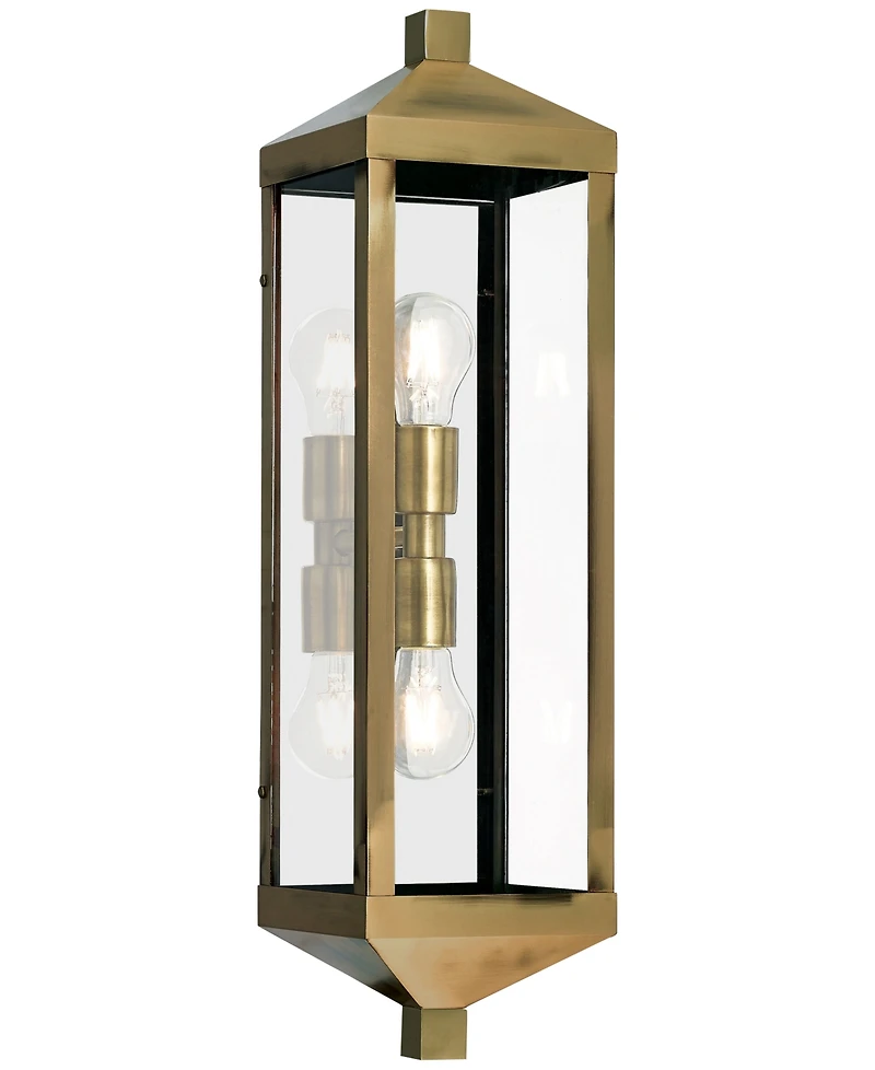 Livex Nyack 2-Light Outdoor Wall Lantern