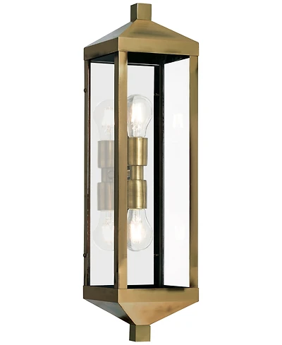 Livex Nyack 2-Light Outdoor Wall Lantern