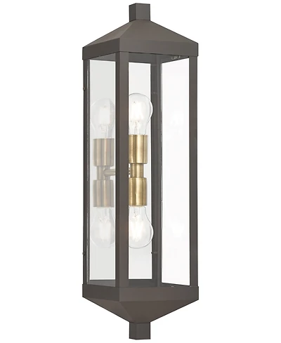 Livex Nyack 2-Light Outdoor Wall Lantern