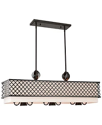 Livex Arabesque 9-Light Linear Chandelier