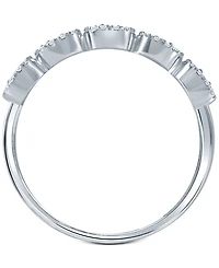 Diamond Halo Cluster Ring (1/4 ct. t.w.) 10k Yellow, White or Rose Gold