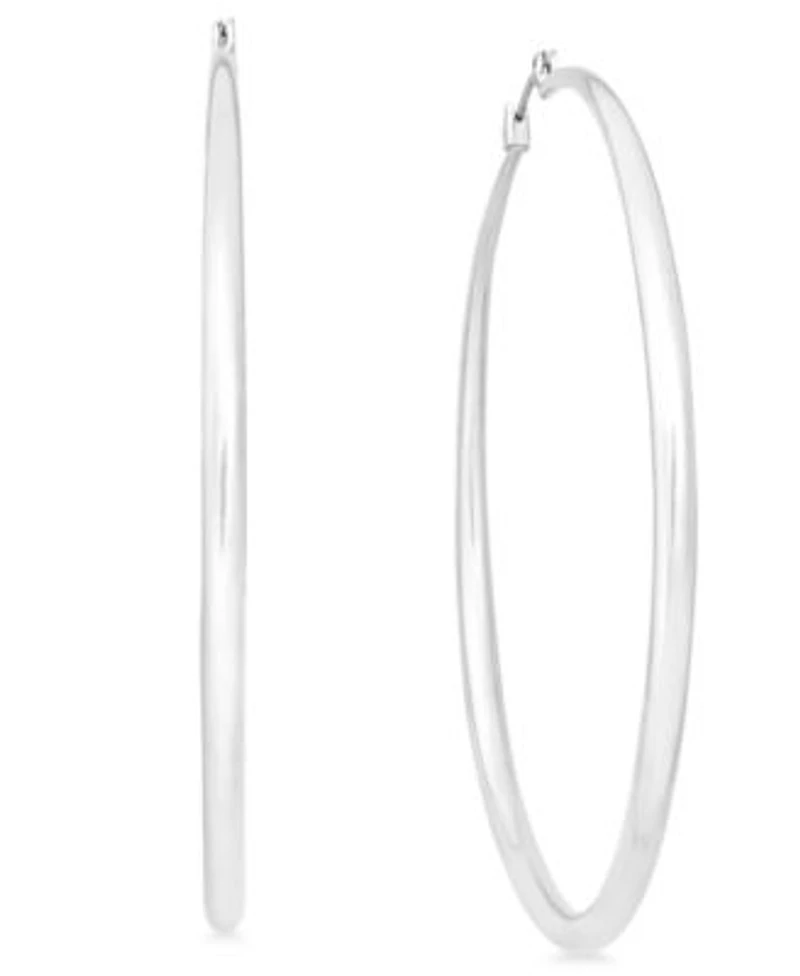 Inc International Concepts Basic 2 3 1 6 Hoop Earrings In Gold Tone Or Silver Tone Created For Macys