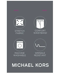 Michael Kors Men's Solid Classic-Fit Stretch Dress Pants