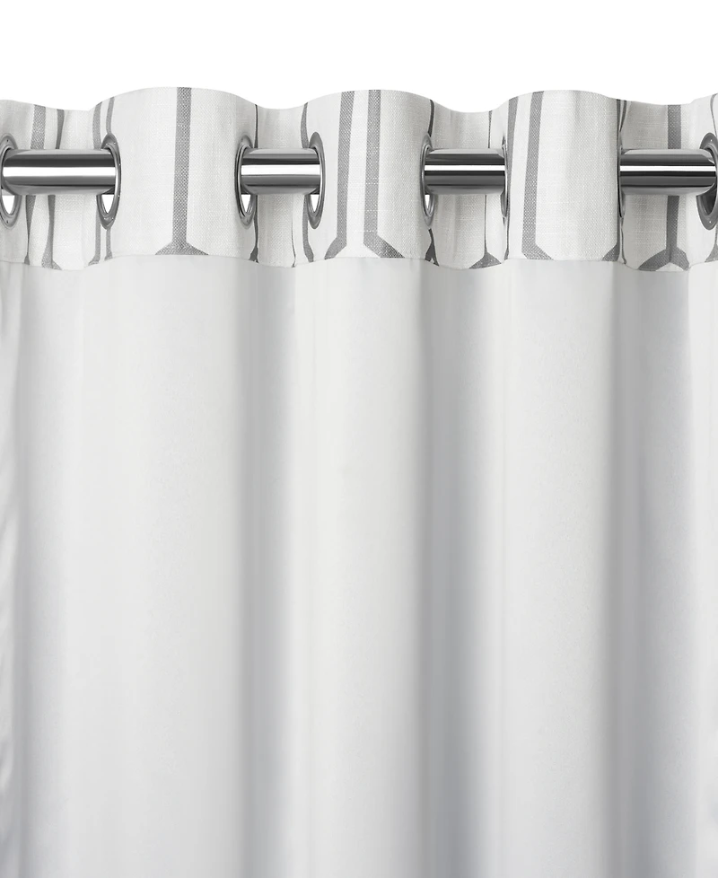 Elrene Home Fashions Kaiden Geometric Room Darkening Window Curtain