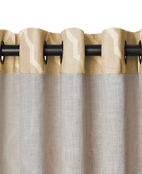 Elrene Home Fashions Medalia Geometric Window Curtain Panel