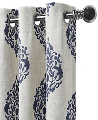 Elrene Home Fashions Navara Medallion Room Darkening Window Curtain