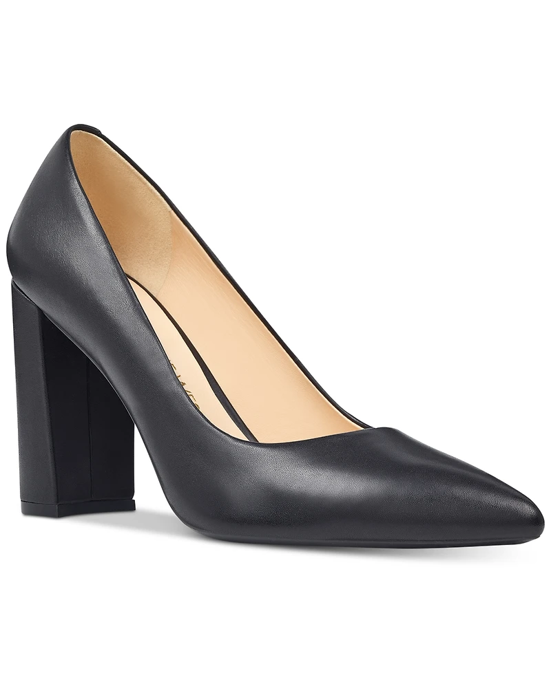 Nine West Women's Astoria 9x9 Block Heel Dress Pumps