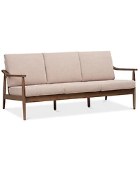 Ambelin 72" Faux Leather Sofa