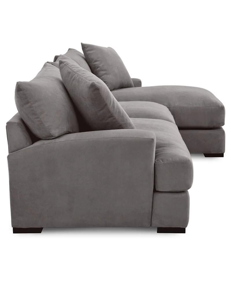 Closeout! Rhyder -Pc. Fabric Sectional Sofa with Chaise