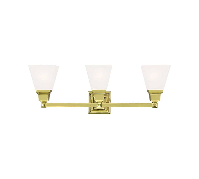 Livex Mission 3-Light Bath Vanity