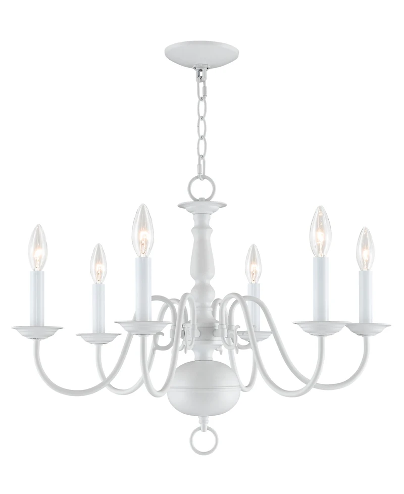 Livex Williamsburg 6-Light Chandelier