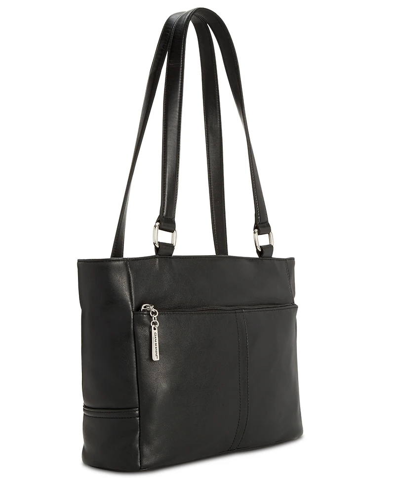 Giani Bernini Nappa Classic Leather Tote, Exclusively at Macy's