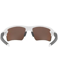 Oakley Polarized Xl Prizm Sunglasses, OO9188 Flak 2.0 Mirrored