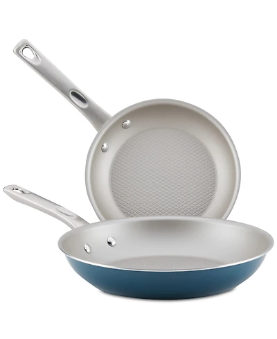 Ayesha Curry Home Collection 2-Pc. Porcelain Enamel Non-Stick Skillet Set