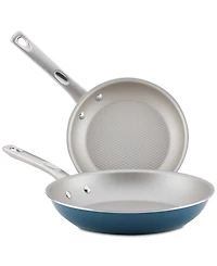 Ayesha Curry Home Collection 2-Pc. Porcelain Enamel Non-Stick Skillet Set