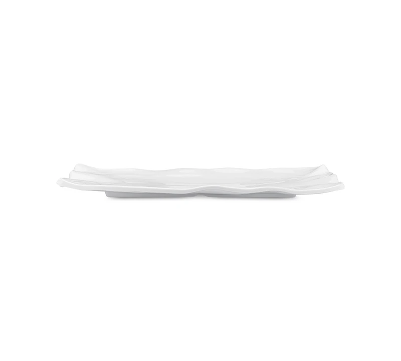 Q Squared Ruffle Melamine Sandwich Platter